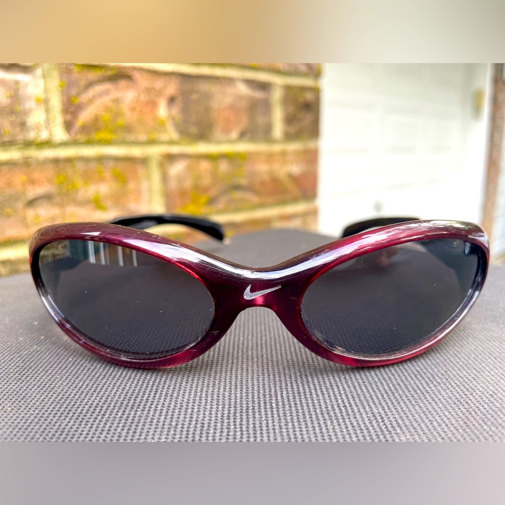 Nike red sunglasses
